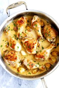 1/4 cup (60 ml) Creamy Garlic Butter Chicken Oven Sauce