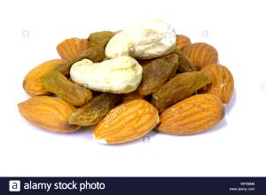 1/4 cup Cashew, Almond, Raisin