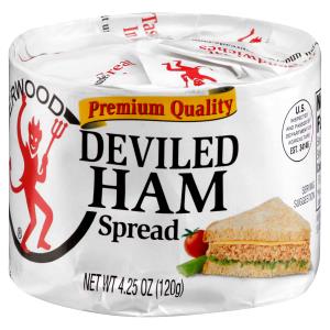 1/4 Cup Deviled Ham Spread, Canned