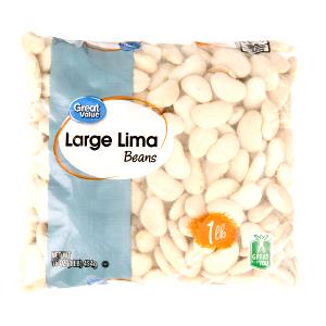 1/4 cup dry (35 g) Large Lima Beans