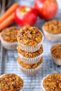 1/4 cup dry (36 g) Apple Cinnamon with Milled Flaxseed Muffin Mix