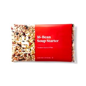 1/4 cup dry (38 g) 16 Bean Soup Starter