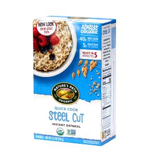 1/4 cup dry (40 g) Natural Steel Cut Oats