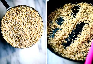 1/4 cup dry (40 g) Quick Steel Cut Oats & Chia