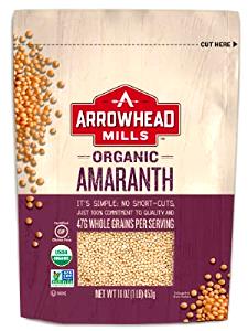 1/4 cup dry (52 g) Amaranth Organic Whole Grain