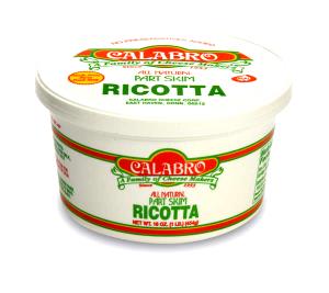 1/4 cup Fat Free Ricotta Cheese