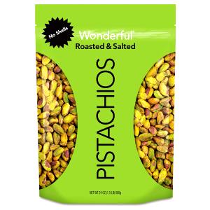 1/4 cup without shells (28 g) Cajun Spiced Pistachios