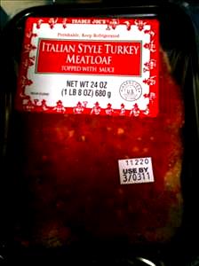 1/4 package (170 g) Italian Style Turkey Meatloaf