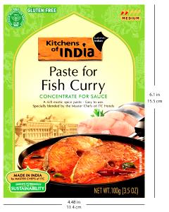 1/4 package (25 g) Paste For Fish Curry