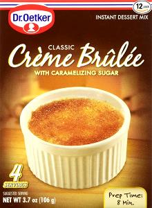 1/4 package (26 g) Classic Creme Brulee