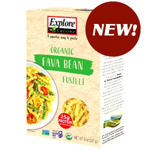 1/4 package (56 g) Organic Fava Bean Fusilli