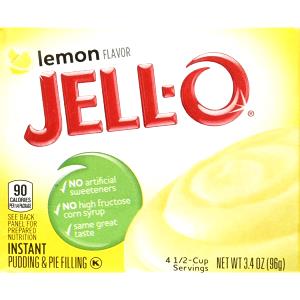 1/4 Package Lemon Pudding Mix, Instant