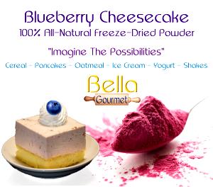 1/4 Pouch Cheesecake, Blueberry, Freeze Dried