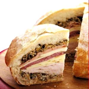 1/4 sandwich Turkey Muffaletta