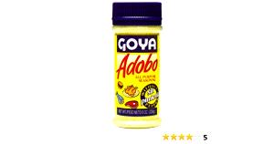 1/4 tsp (1.2 g) Adobo Con Sazon Sin Pimienta