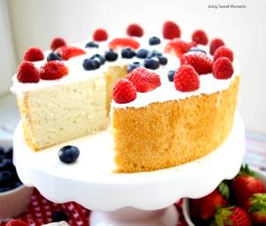 1/5 cake (57 g) Sugar Free Angel Food Cake