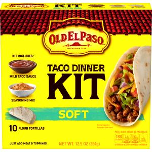 1/5 Kit Dinner Kit, Soft Taco, Chicken