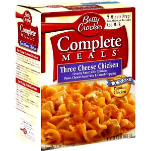 1/5 package (147 g) Complete Meals - Three Cheese Chicken