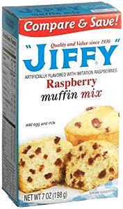 1/5 Package Muffin Mix, Raspberry