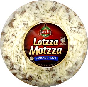 1/5 pizza (143 g) Lotzza Motzza Sausage Pizza