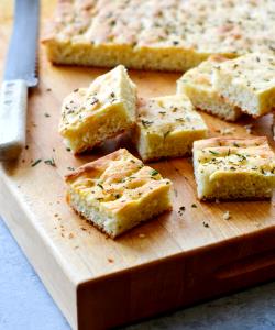 1/6 focaccia (2 oz) Rosemary Focaccia Dough