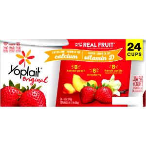 1 6 Oz Container Lowfat Fruit and Nuts Yogurt