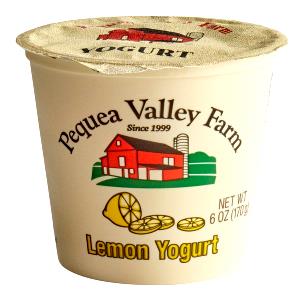 1 6 Oz Container Vanilla, Lemon or Coffee Flavor Yogurt