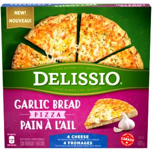 1/6 pizza (144 g) Garlic Bread Pizza - Four Cheese