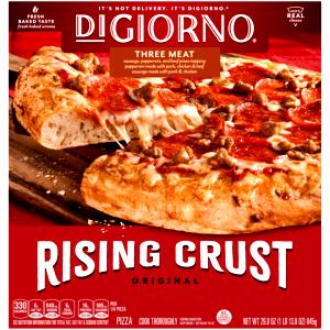 1/6 pizza (144 g) Rising Crust Pizza - Three Meat