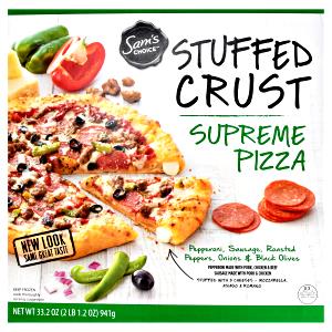 1/6 pizza (156 g) Stuffed Crust Supreme Pizza