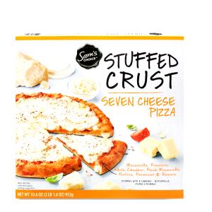 1/6 pizza (158 g) Stuffed Crust Seven Cheese Pizza