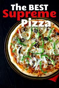 1/6 pizza (162 g) Take N Bake Supreme Pizza