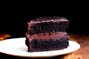 1/8 cake (64 g) Chocolate Fudge Cake