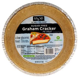 1/8 Crust Pie Crust, Graham Cracker, Sugar Free