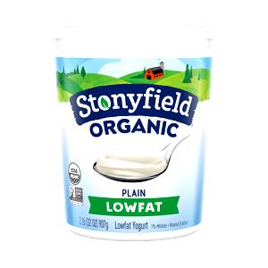 1 8 Oz Container Lowfat Plain Yogurt