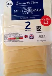 1/8 package (28 g) Cheddar & Monterey Jack Cheese