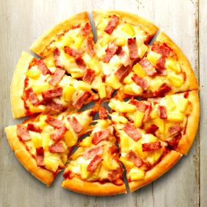 1/8 pizza Tropical Hawaiian Pizza