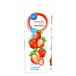 1/8 tub (1.1 g) Sugar Free Strawberry Drink Mix