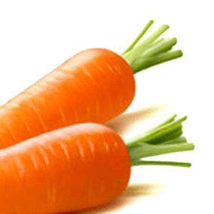 1 Baby Carrot Cooked Carrots (Fat Not Added in Cooking)