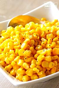 1 Baby Ear Cooked Yellow and White Corn (from Frozen, Fat Not Added in Cooking)