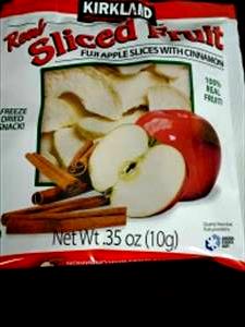 1 bag (10 g) Real Sliced Fruit Fuji Apple Slices with Cinnamon