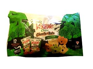 1 bag (14 g) Garden Veggie Chips - Ghosts & Bats