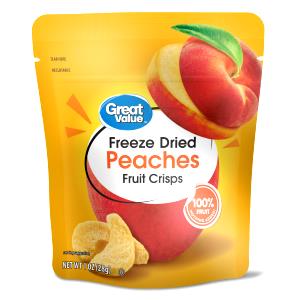 1 bag (28 g) Freeze Dried Peaches