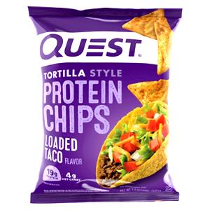 1 bag (32 g) Tortilla Style Protein Chips Loaded Taco