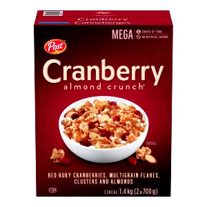 1 bag (43 g) Cranberry Almond Cereal