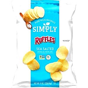 1 Bag (8 Oz) Salted Potato Chips (Salted, Fat Free)