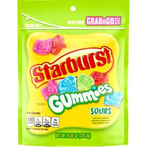 1 Bag Brand Sour GUMMIBURSTS Candy Singles