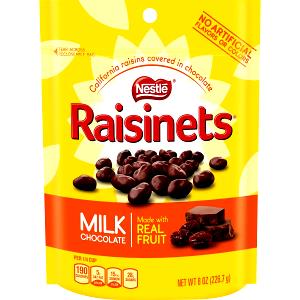 1 Bag Californian Raisins, Milk Chocolate Covered