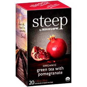 1 bag Organic Green Tea with Pomegranate & Cranberry