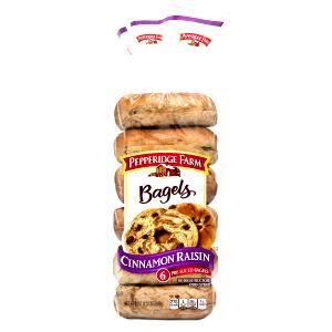 1 bagel (113 g) Cinnamon Raisin Bagels